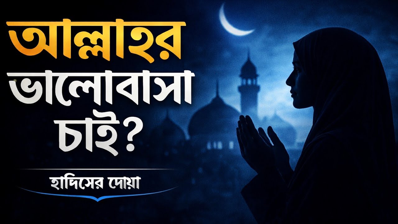আল্লাহর ভালোবাসা চাইছেন?🤍 এই দোয়াটি জীবন বদলে দিতে পারে | Powerful Dua for Allah’s Love