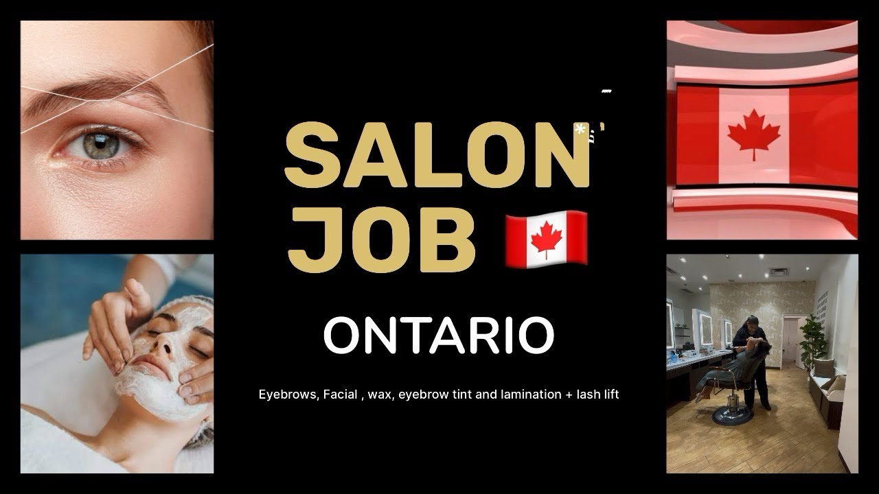I work in a salon in 🇨🇦Canada(Kitchener) #canada#salon #internationalstudents #ontario #esthetician 
