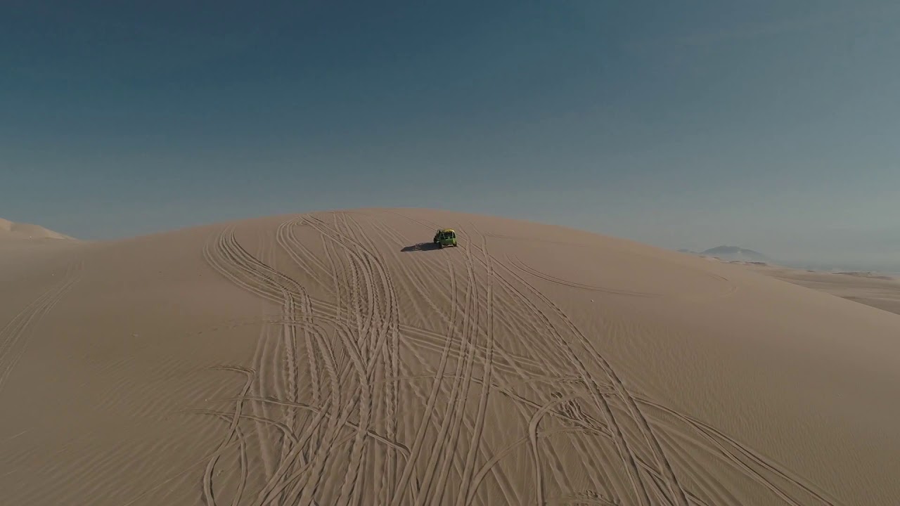 Free Stock Video - Aerial View Car in Desert