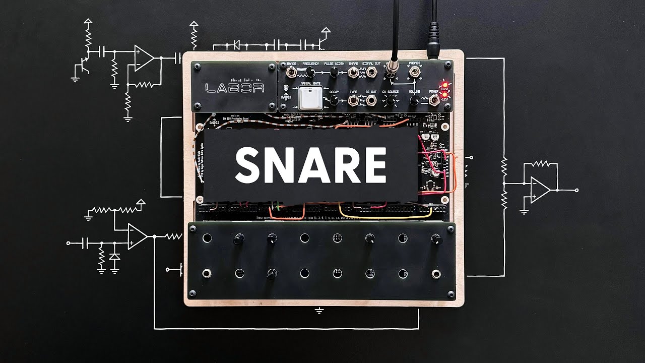 Designing a TR-808 style snare drum from scratch