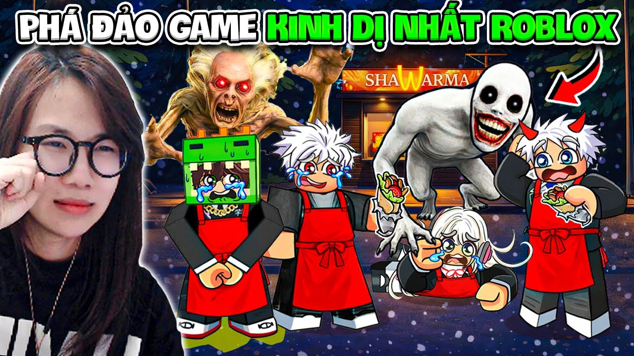 YUNE CÙNG BI HUỲNH PHÁ ĐẢO GAME KINH DỊ NHẤT ROBLOX SHAWARMA KIOSK