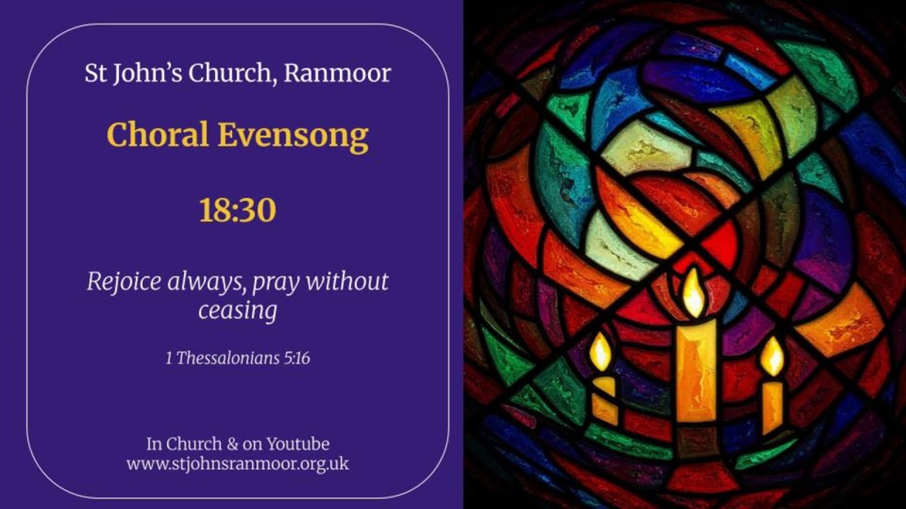 18:30 Choral Evensong