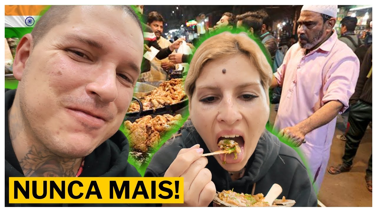 24 HORAS A PROVAR COMIDA DE RUA NA INDIA! 🇮🇳