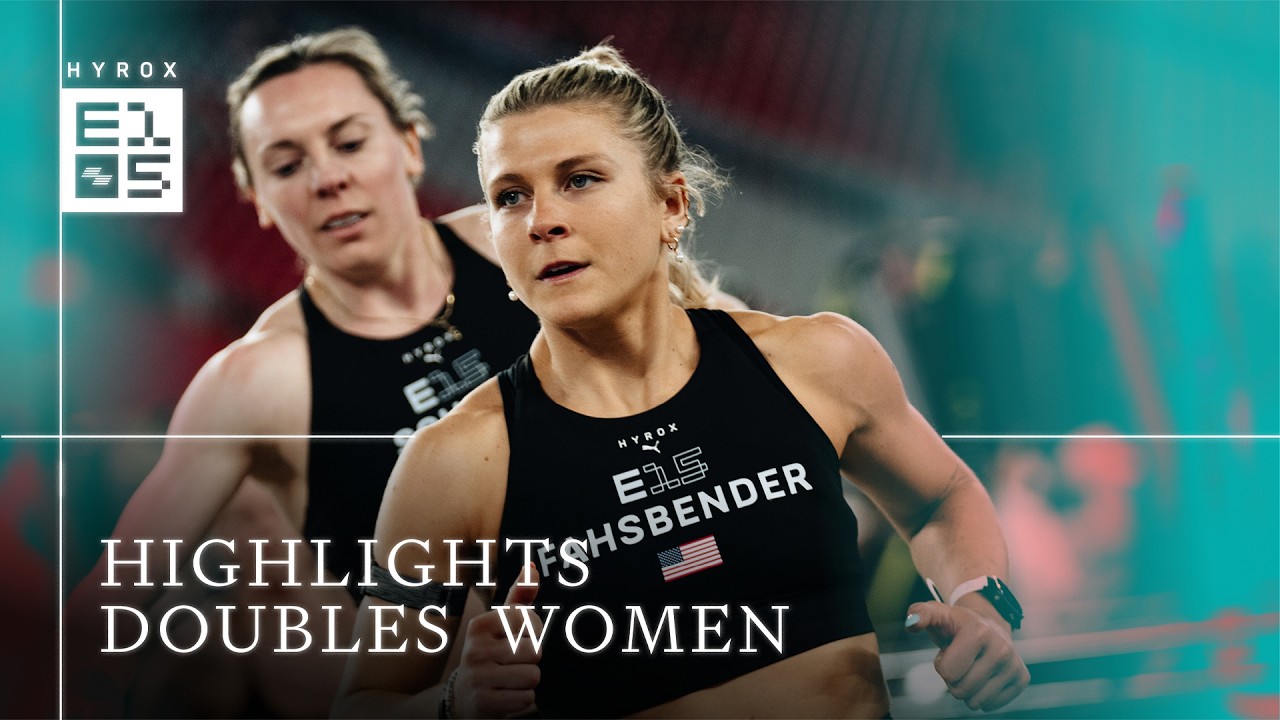 ELITE DOUBLES WOMEN - RACE HIGHLIGHTS | F45 HYROX AMERICAS CHAMPIONSHIPS