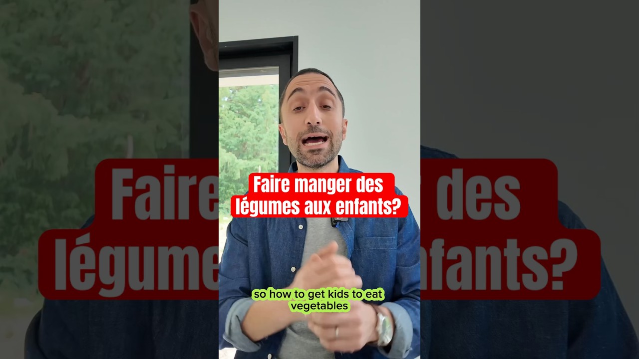 Faire manger des légumes aux enfants.
