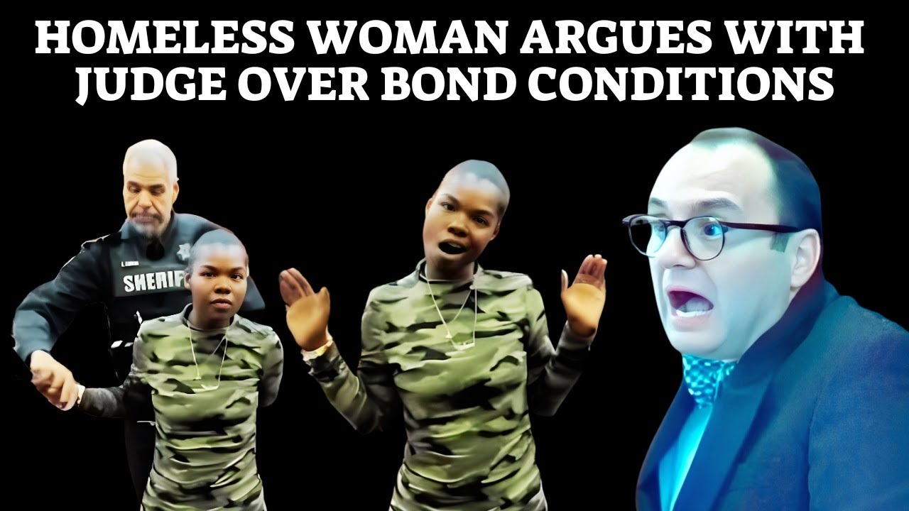 Homeles woman argues with Judge Fleischer over bond conditions | #judgefleischer