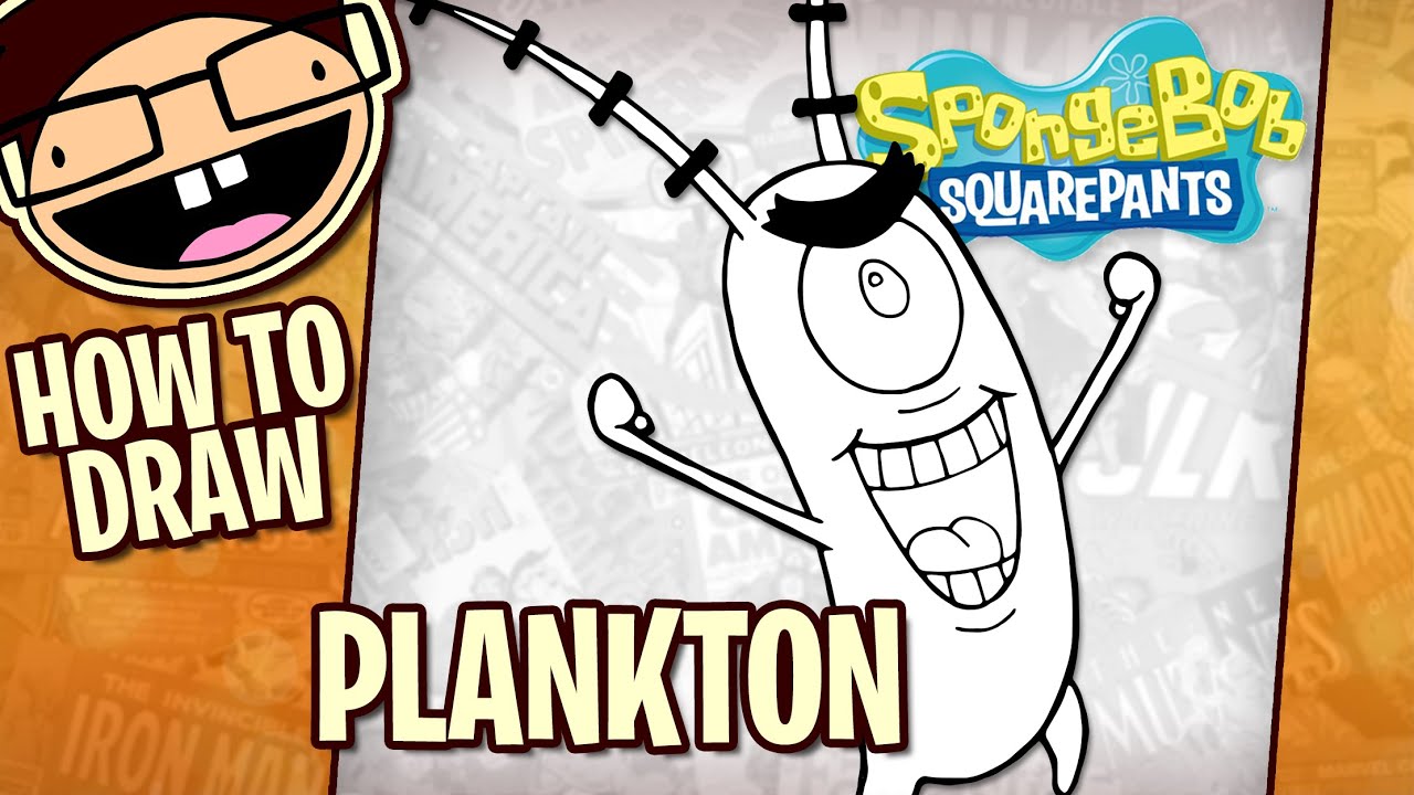 How to Draw PLANKTON (Spongebob Squarepants) | Narrated Step-by-Step Tutorial