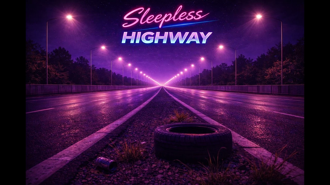 Sleepless Highway 🌙 | Chill Synthwave Night Drive