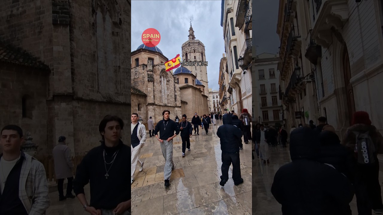😍 Winter Vibes in VALENCIA, Spain ✨️💫🇪🇦 City Walking Tour 