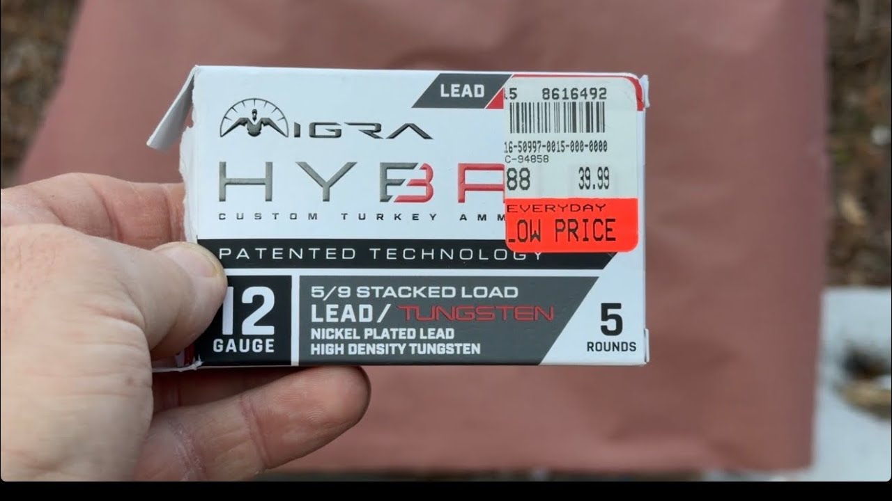 Migra Hybrid 12ga 3&rdquo; #5 lead/#9 tss&hellip;Jebs Headhunter .655 choke at 40 yards!!