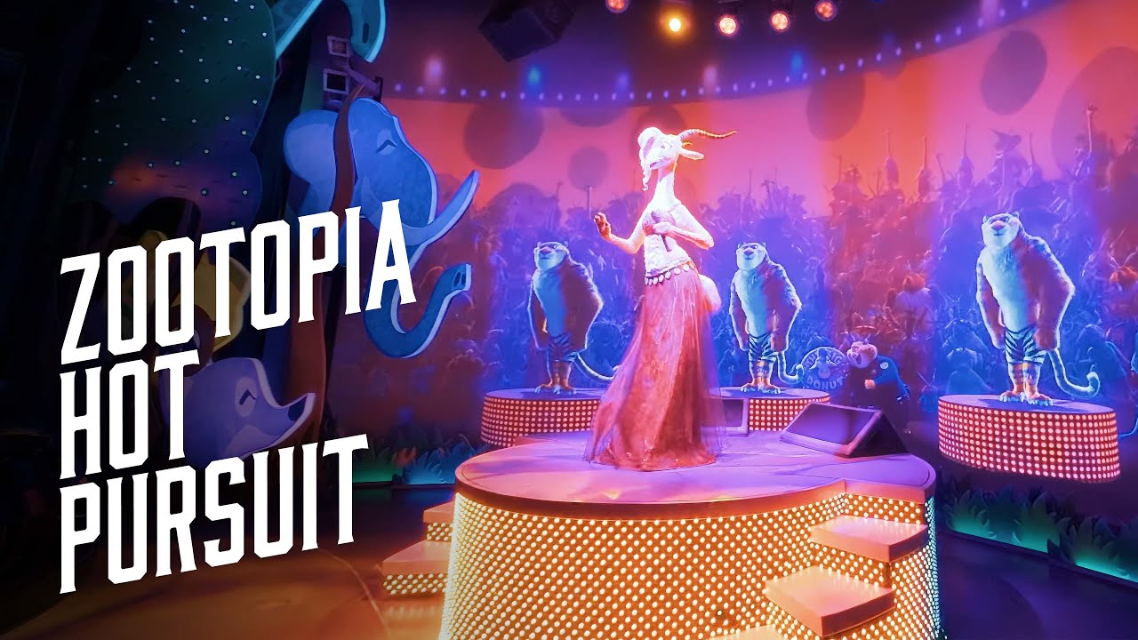 Shanghai Disneyland, China · Zootopia: Hot Pursuit · Full Ride Experience