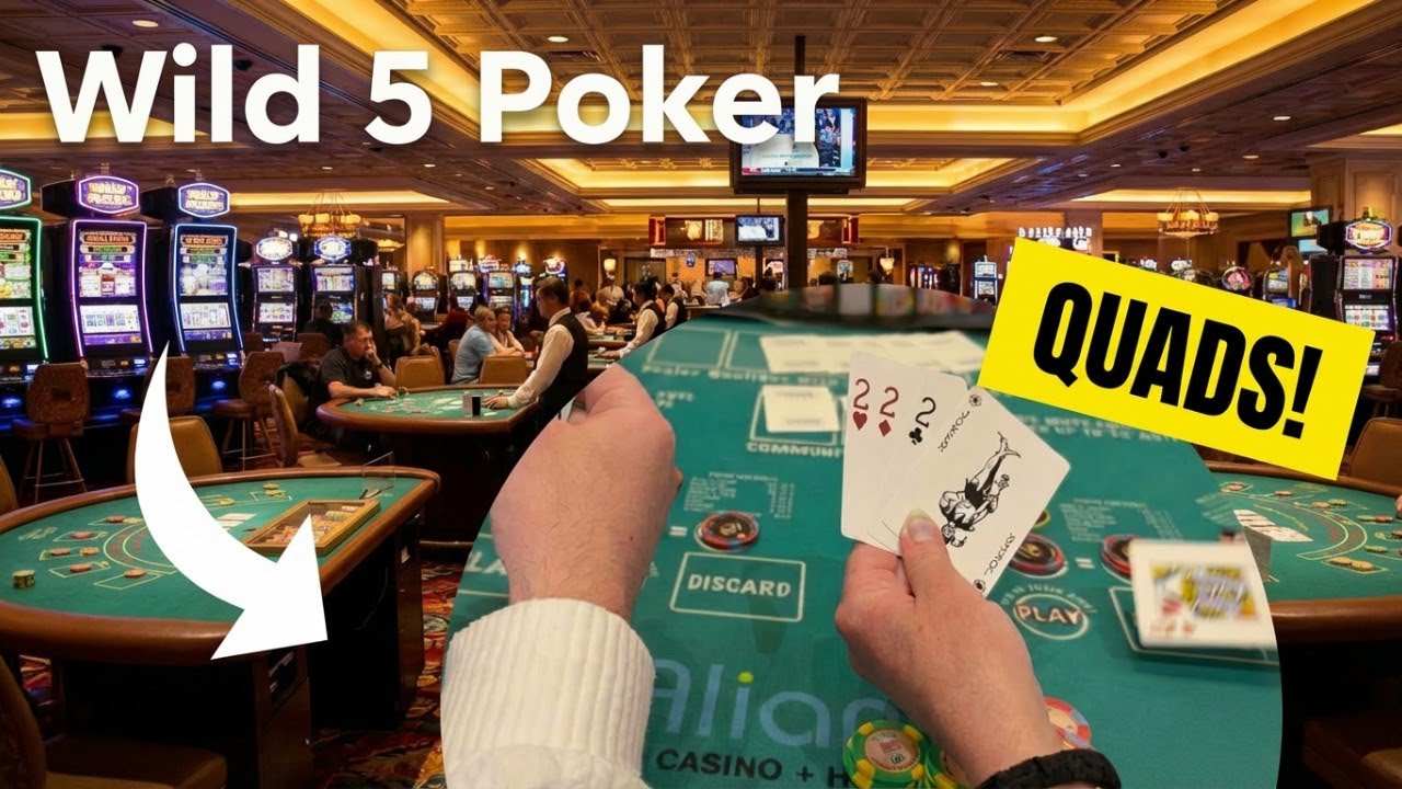 Wild 5 Poker - (Nie uwierzysz w tę niesamowitą sesję!)