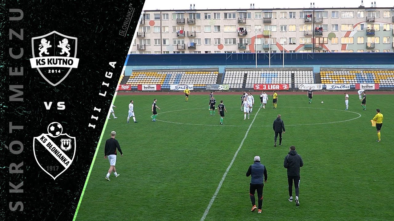 Skr&oacute;t meczu | KS Kutno 1-1 Błonianka Błonie | 27.04.2022