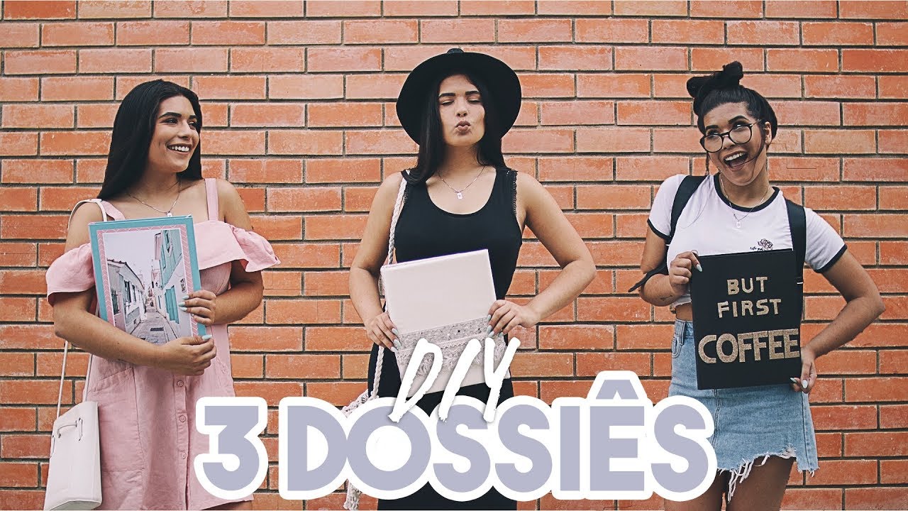 3 DOSSIÊS DIY P/ TODO O TIPO DE RAPARIGAS | Regresso Às Aulas 2017 | Catarina Filipe