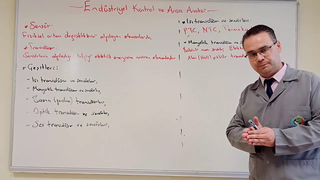 11. SINIF Endüstriyel Kontrol ve Arıza Analizi Sensörler ve Transdüserler 1