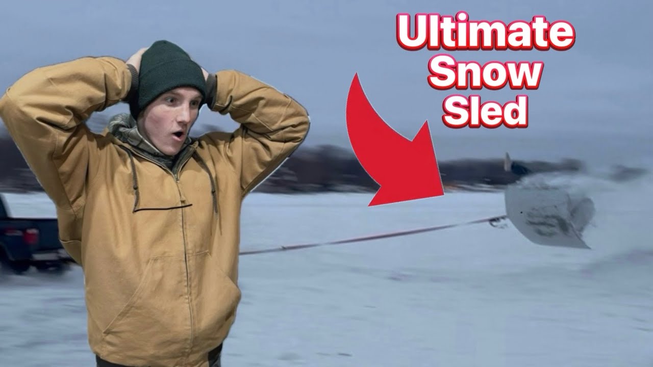 We Built The Ultimate Snow Sled!