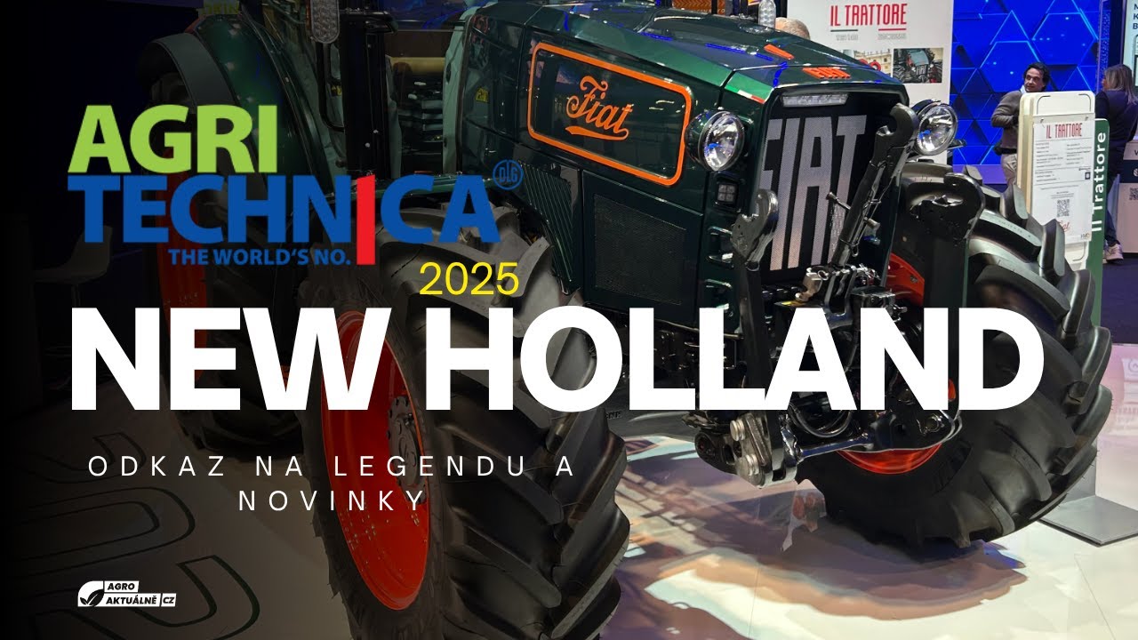 New Holland na AGRITECHNICA 2025 - odkaz na legendy a nové výkonné traktory