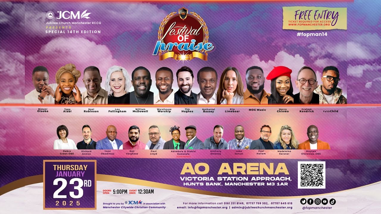 Festival of Praise Manchester 2025 - #FOPMAN14