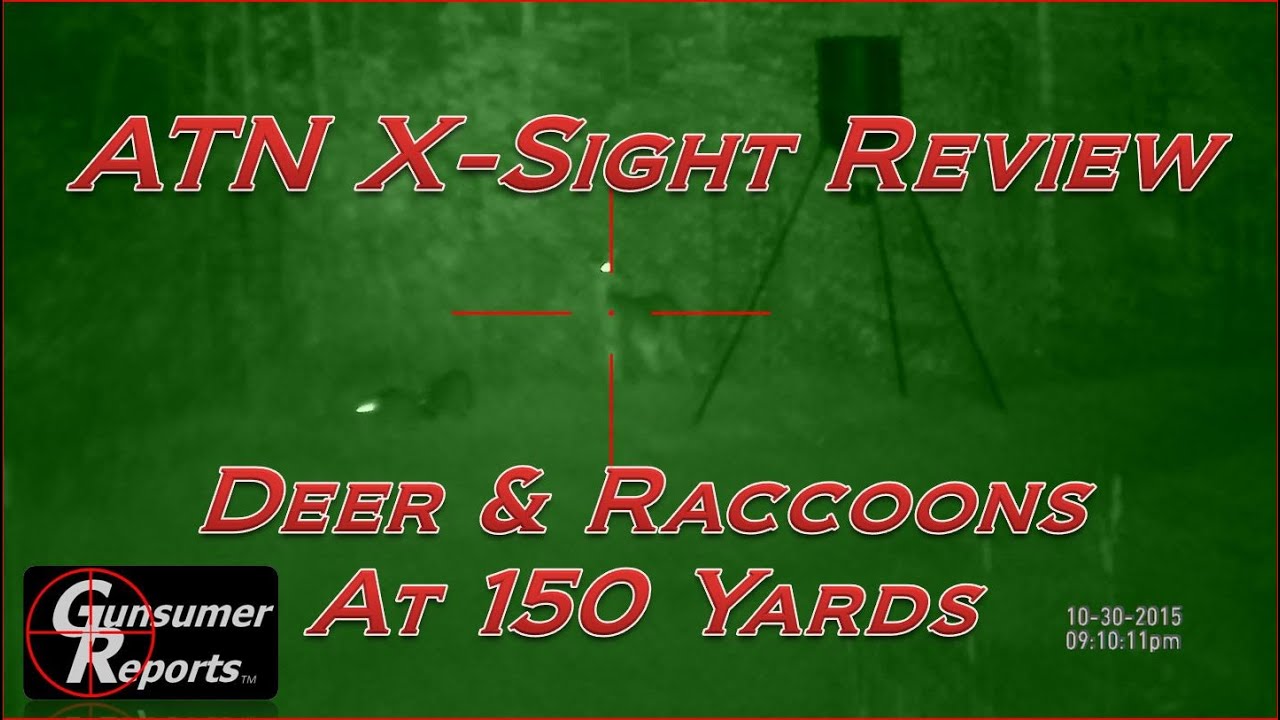 ATN X-Sight Deer & Raccoons at 150 Yards