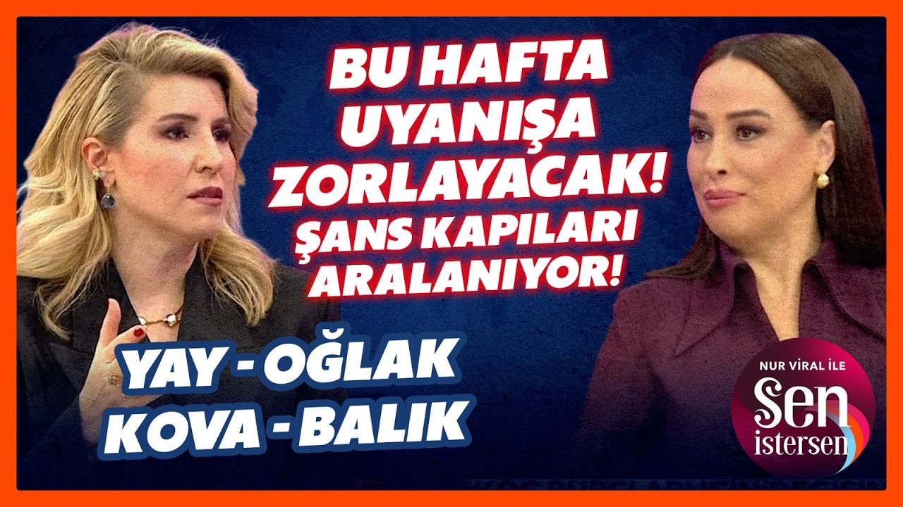 ŞANS KAPISI SİZİN İÇİN ARALANIYOR! Aygül Aydın Yay - Oğlak - Kova - Balık Burcu Yorumu