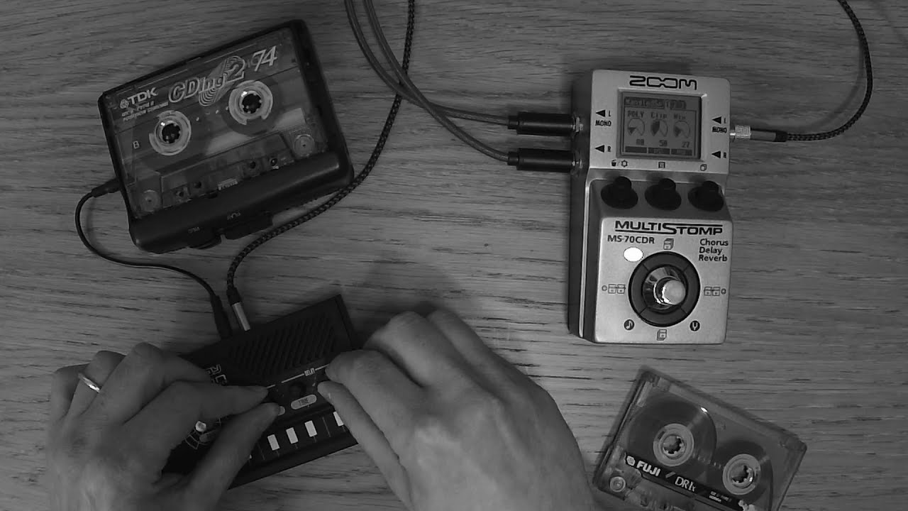 Cosmic Drift: Live Drone Improvisation with Korg Monotron Delay and Cassette Walkman