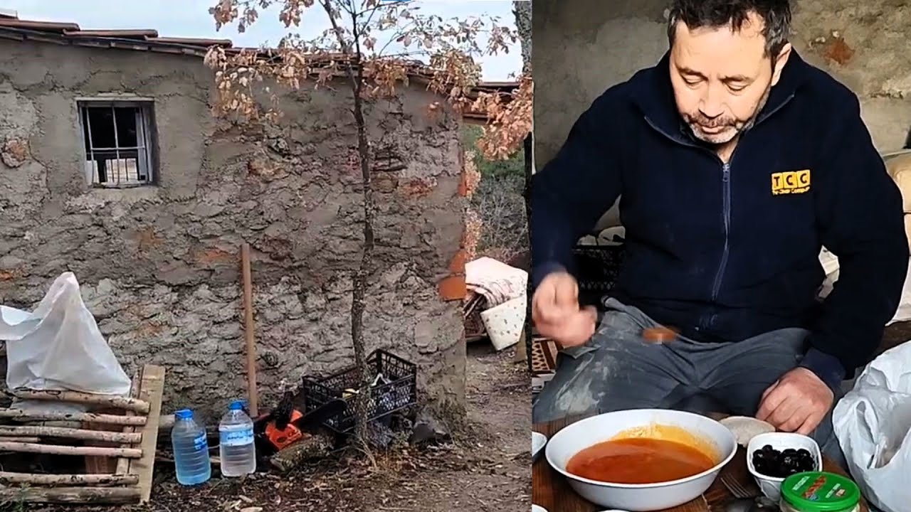 DAĞ EVİNDEYİZ | TAŞ ODA ALTTAN SU ALMIŞ