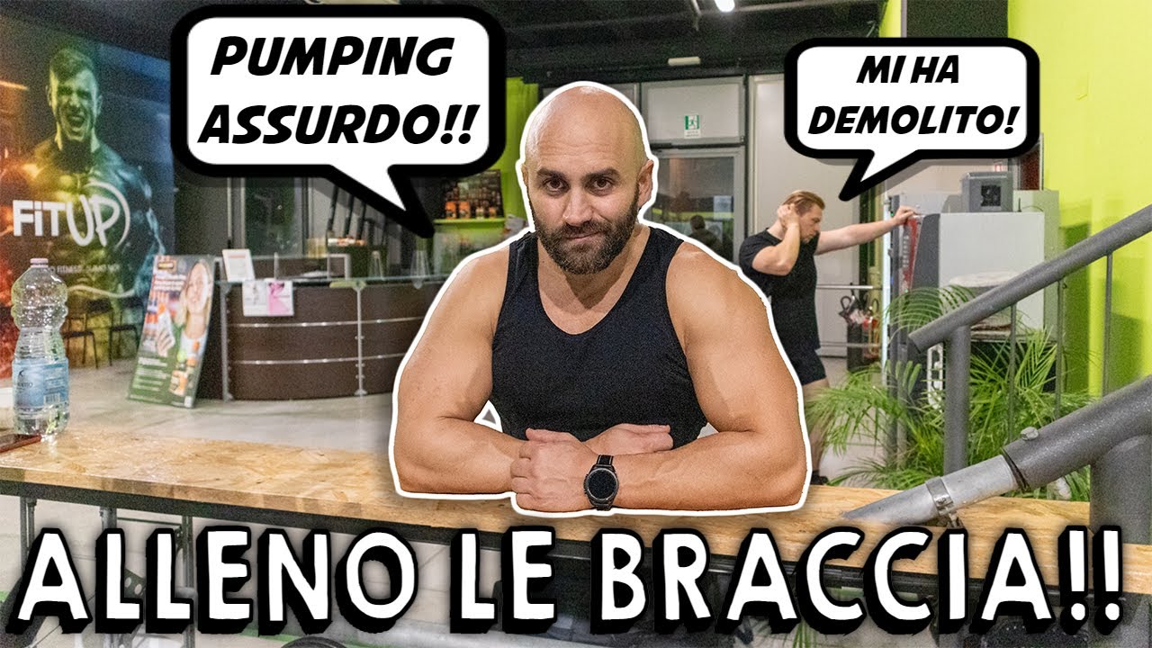 HO SOLLEVATO 60 KG DI MANUBRI SU PANCA PIANA IN PALESTRA - SFIDA CON IL MIO ALLIEVO PIU FORTE!