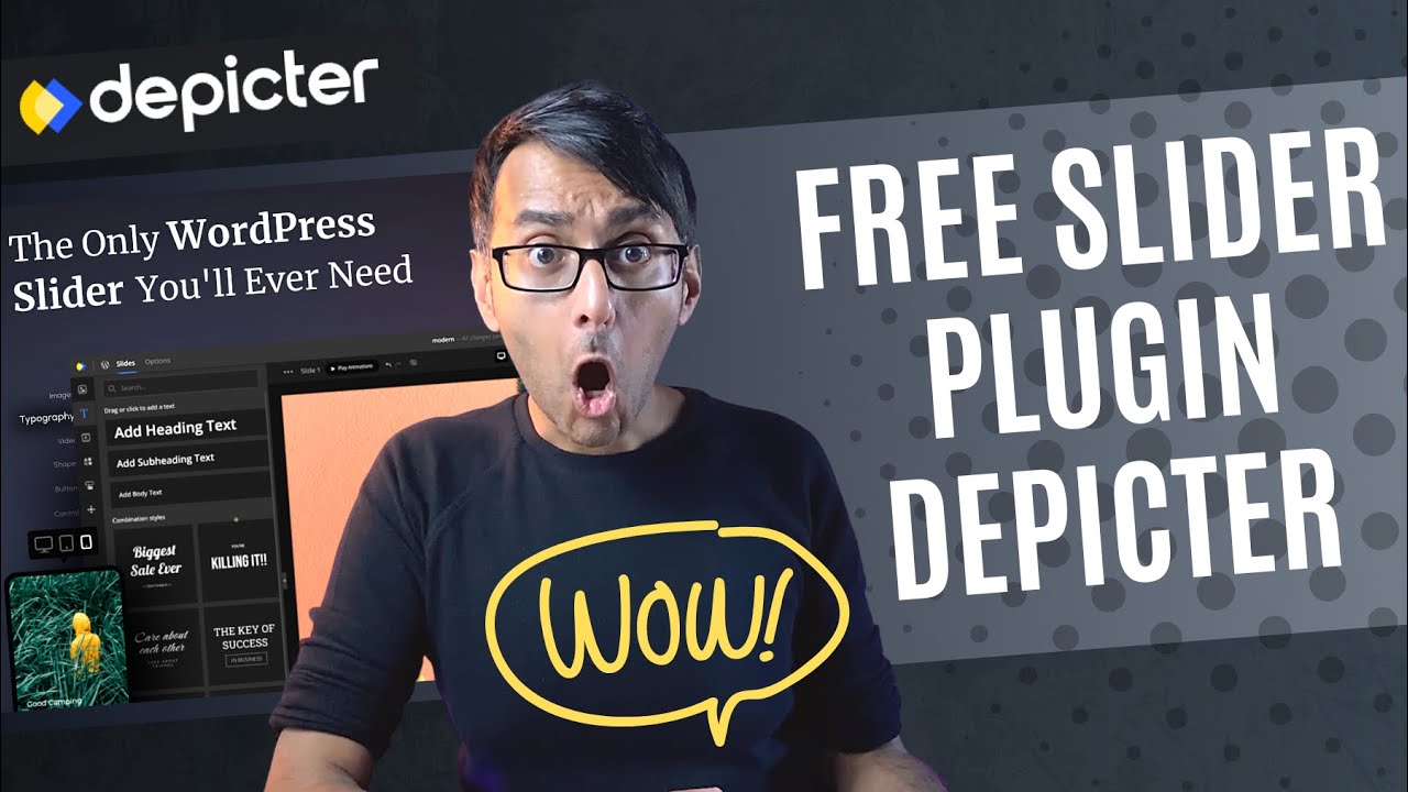 Введение в Depicter — пожалуй, лучший конструктор слайдеров для WordPress