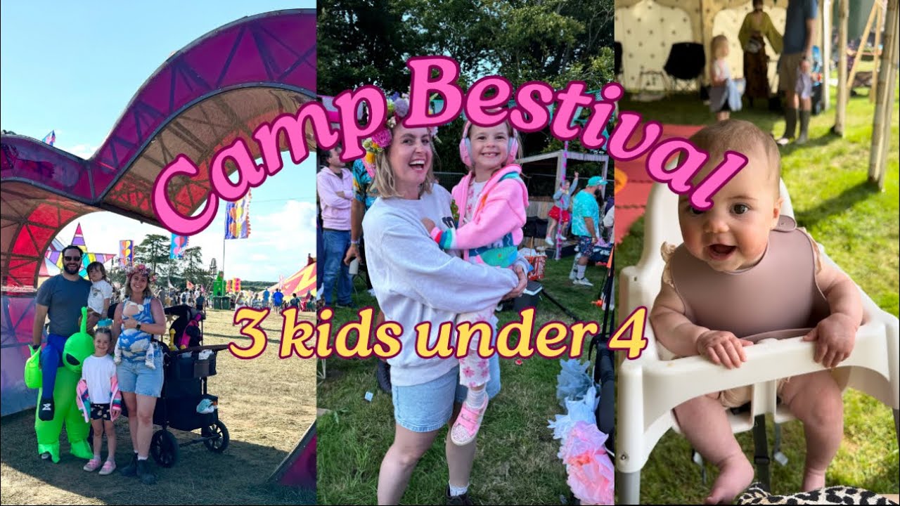 Camp Bestival with 3 kids under 4