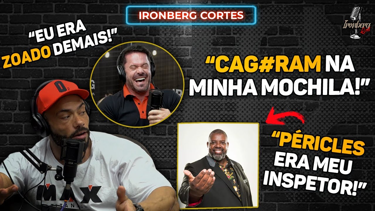 O DIA QUE BALESTRIN FOI EXPULSO DA ESCOLA - IRONBERG PODCAST CORTES