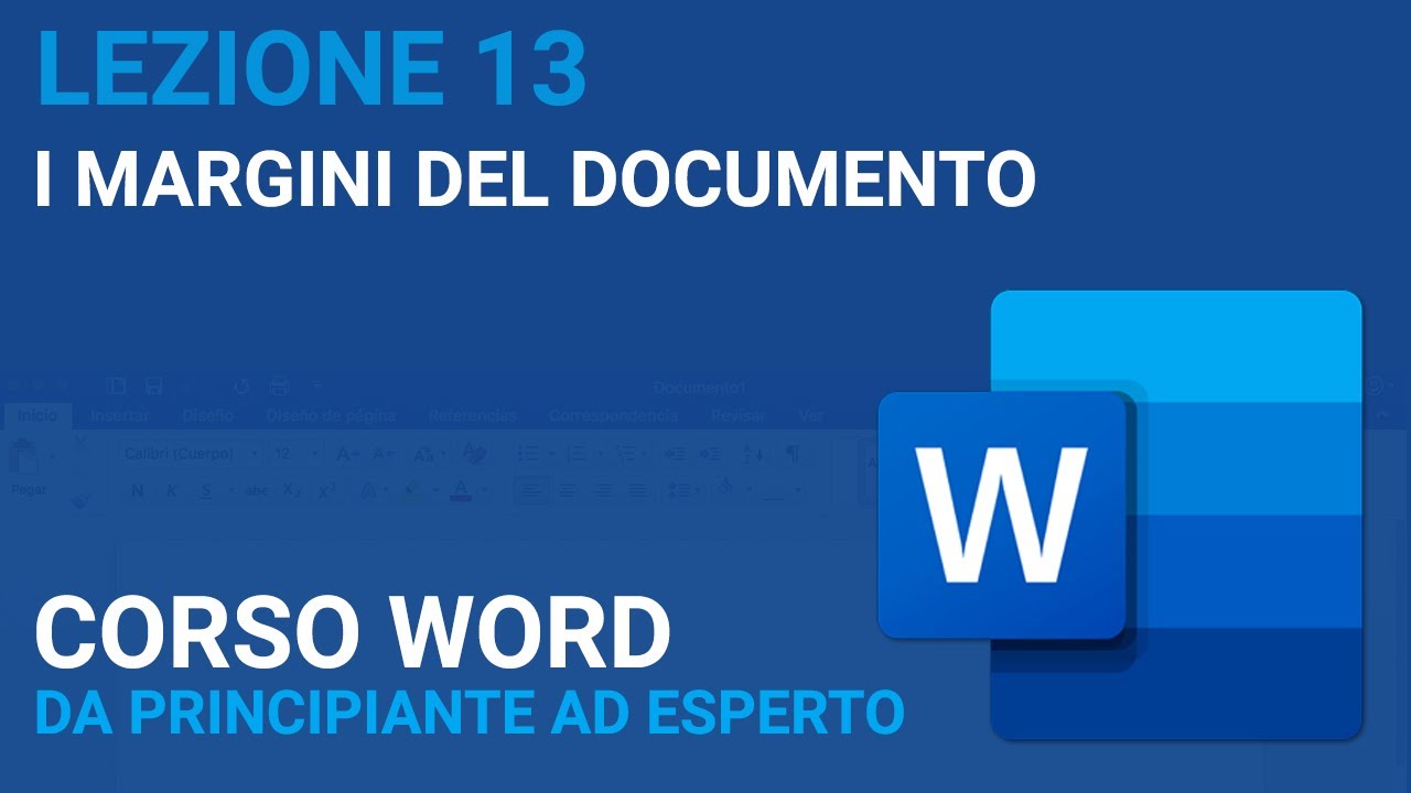 Defining Margins - WORD TUTORIAL ITALIAN 13 [Course 2023]