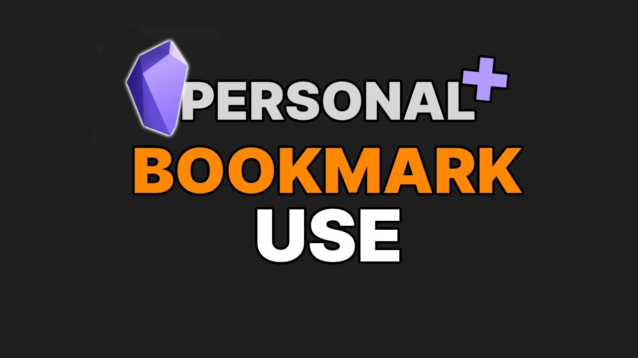 How I use Bookmarks in Obsidian
