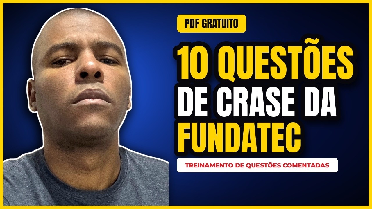 🎯🎯PCRS - FUNDATEC: Treinamento de questões de português| CRASE
