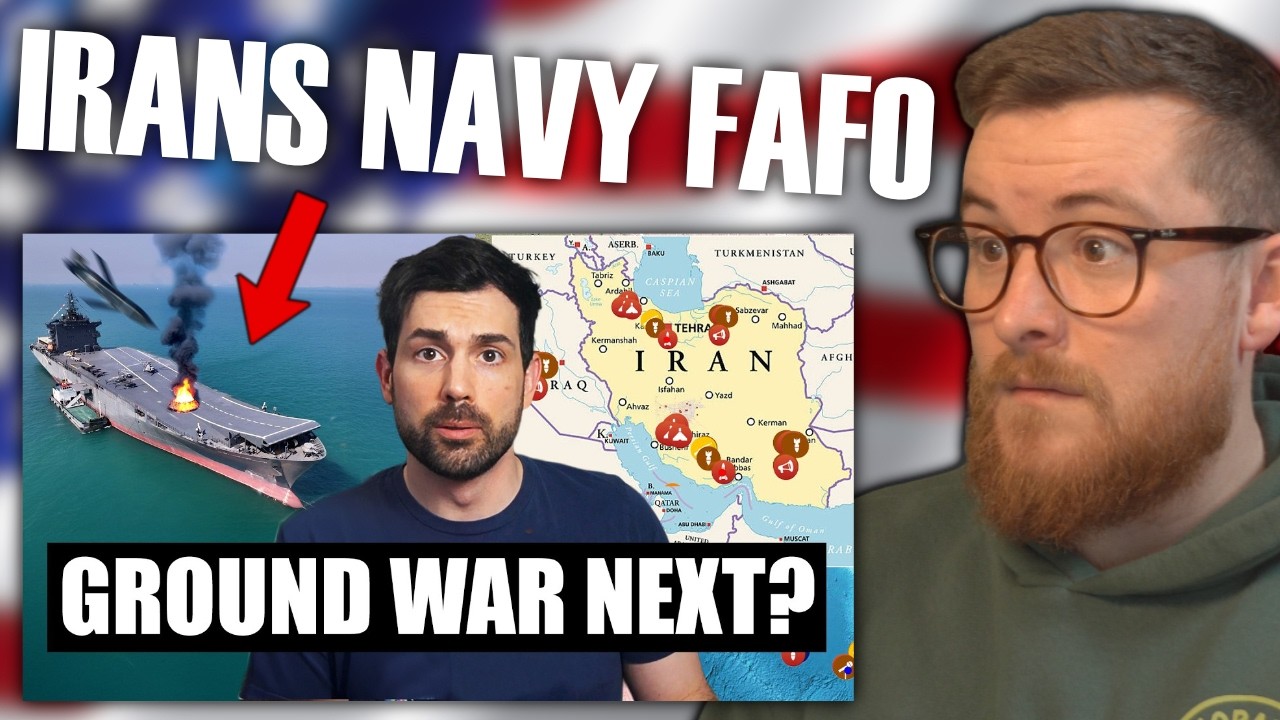 How US Forces Destroyed Iran's Entire Navy | Royal Marine Reacts!