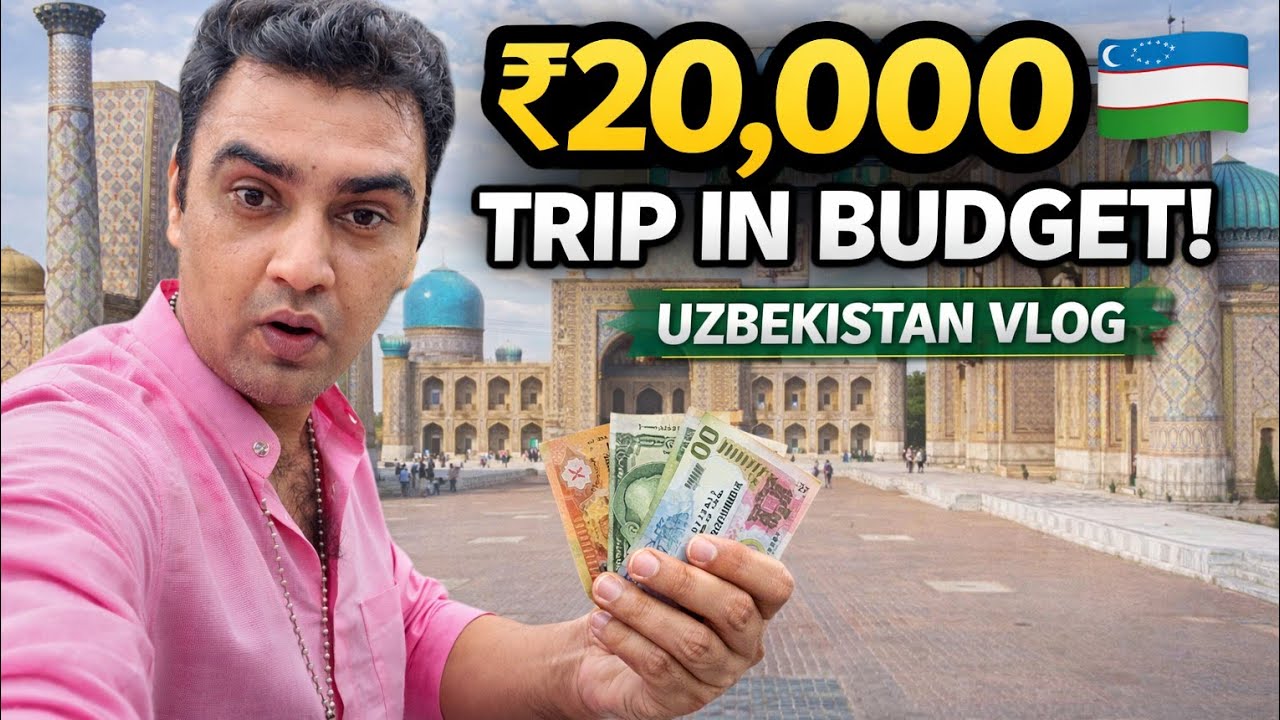 Uzbekistan Travel Guide 2026 🇺🇿 | ₹6000 Flight, Amirsoy Snow & Budget