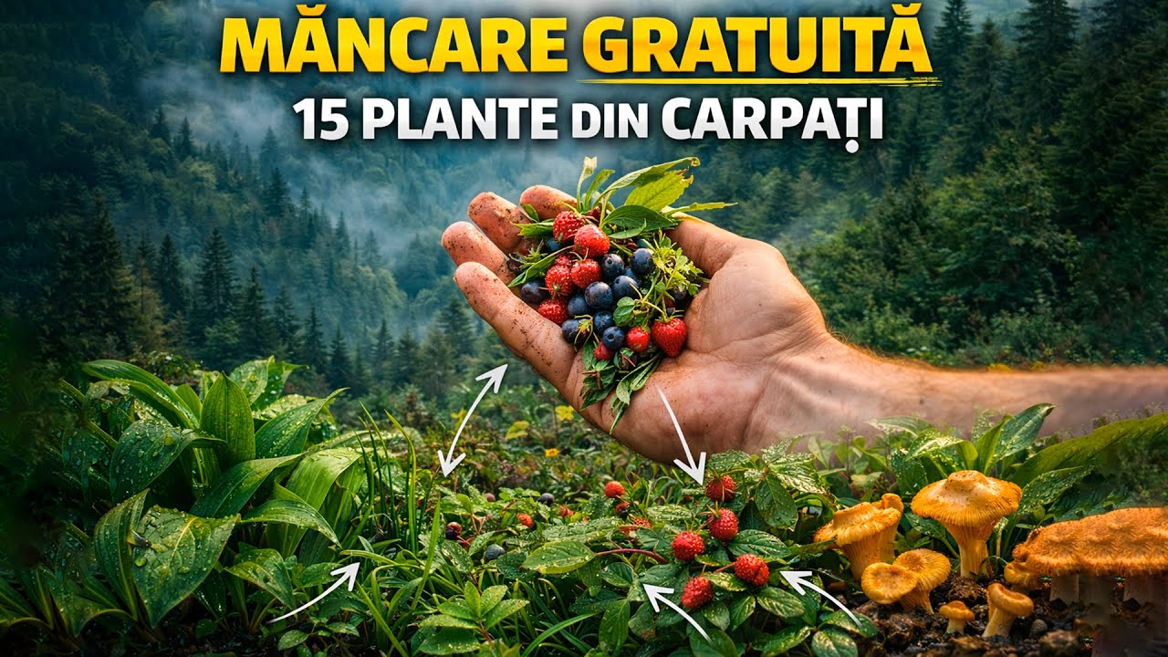 15 plante comestibile din Carpați cresc sub picioarele tale — mâncare gratuită