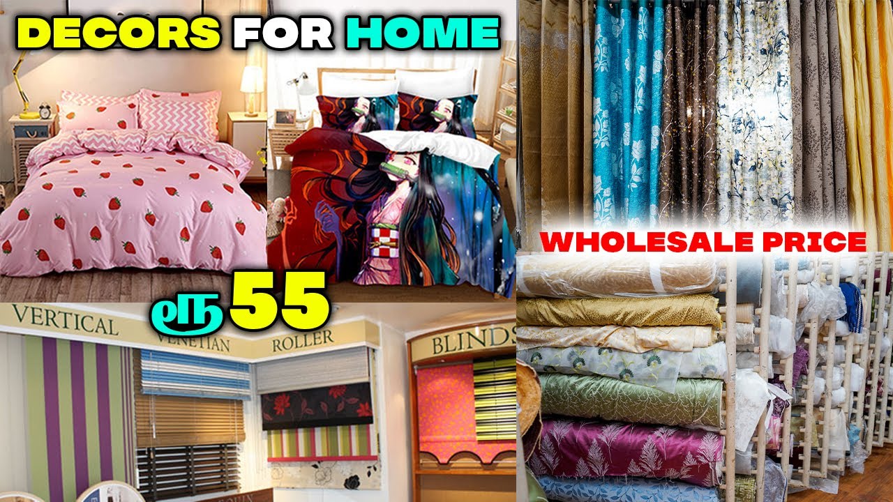 ரூ55 முதல்..Window curtains, Bedspreads,Cheapest Curtain Market |  CURTAINS WHOLESALE |