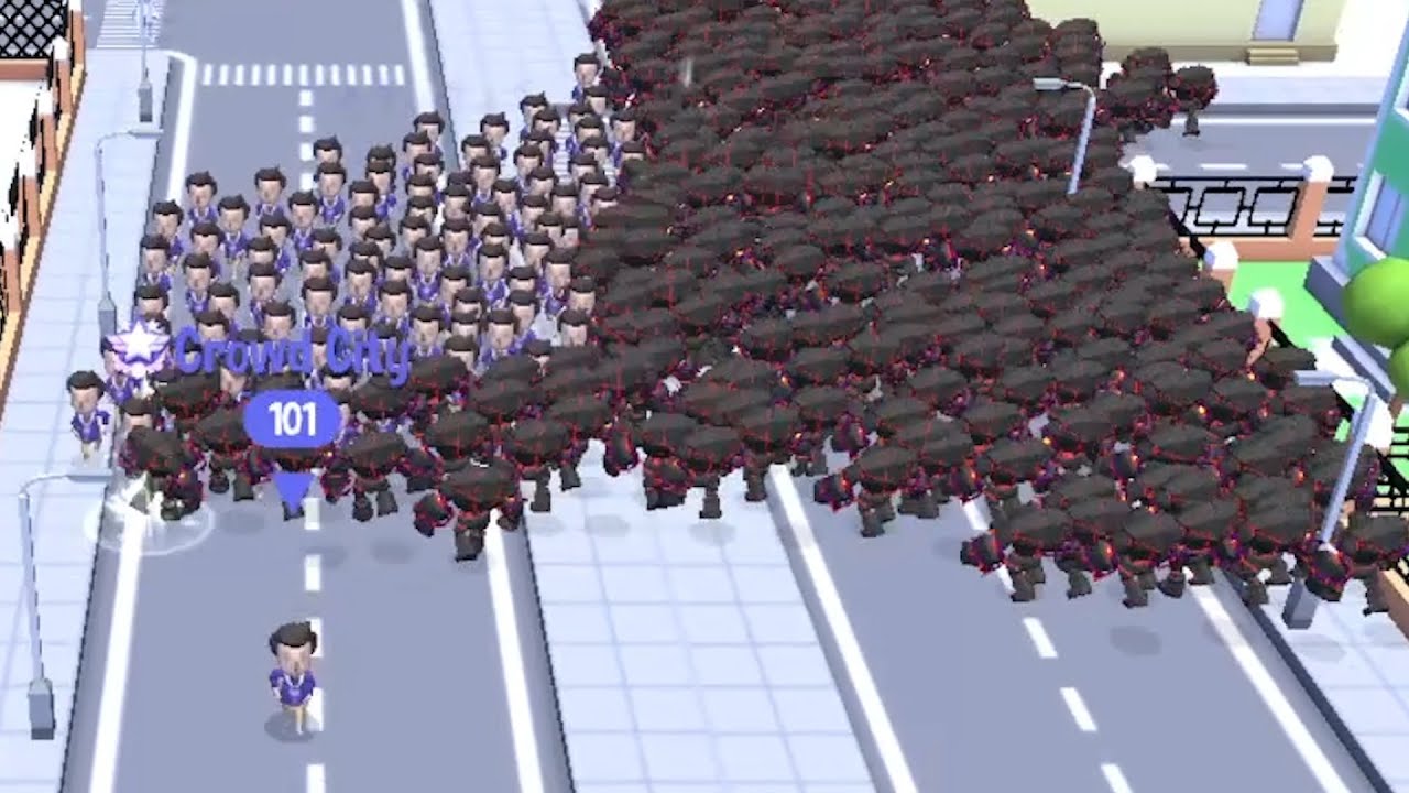 Crowd City World Record  Map Control: 100.00% #313