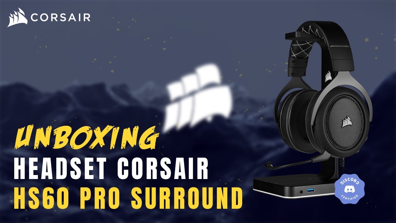 Audífonos Gamer para PC, PlayStation, Xbox y Nintendo Switch | Unboxing Corsair HS60 PRO Surround