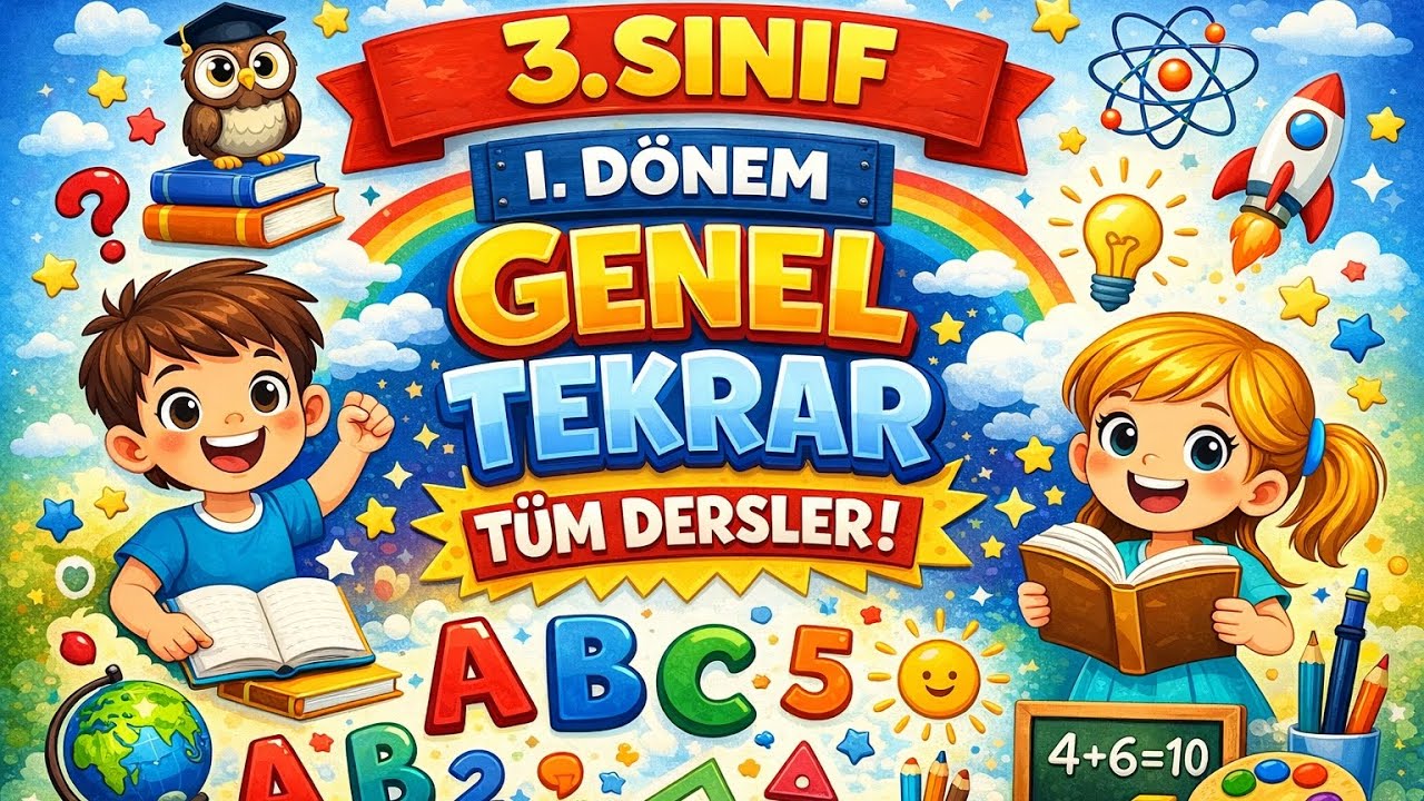 3.Sınıf 1.Dönem Türkçe Genel Tekrar Etkinlikleri - 2