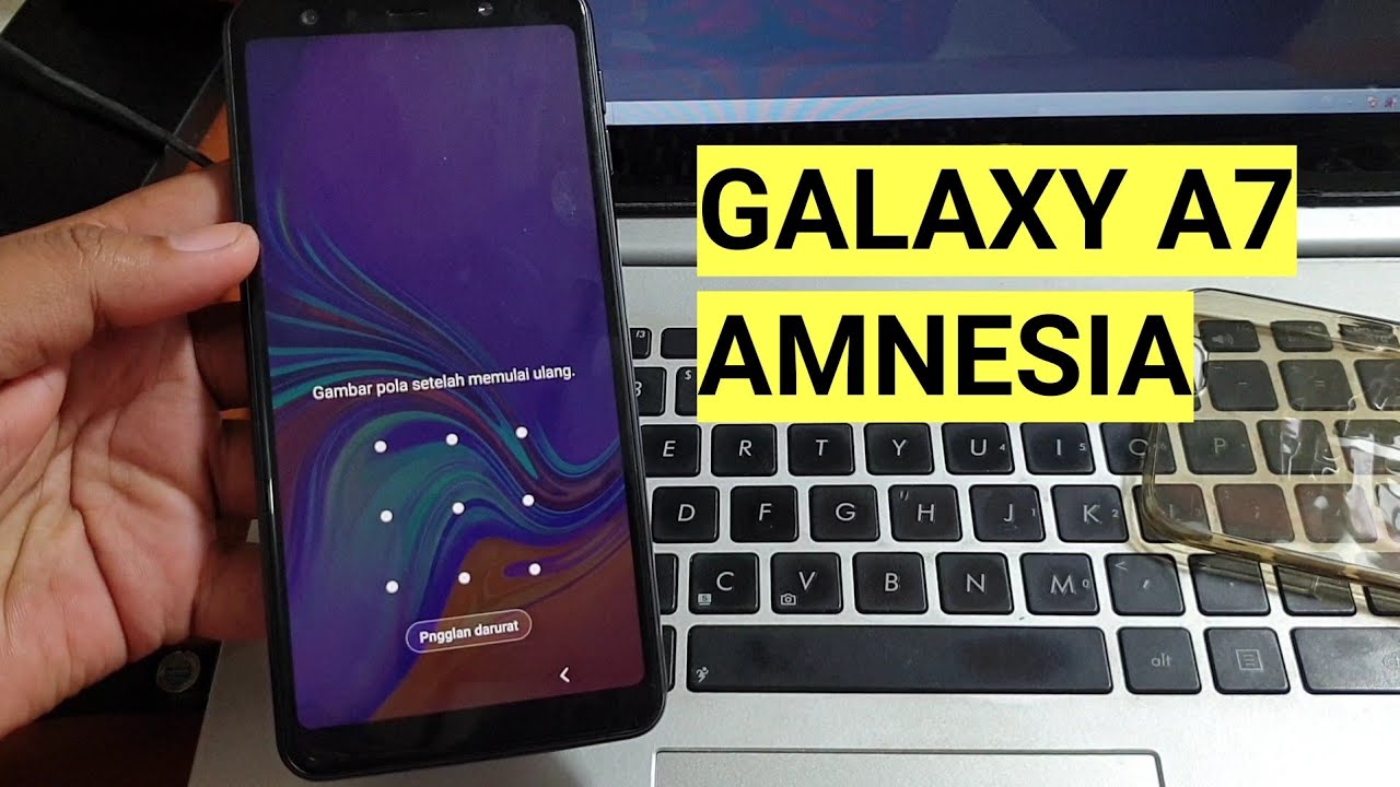 Cara Hapus Pola Galaxy A7 2018 SM-A750 Hard reset via recovery