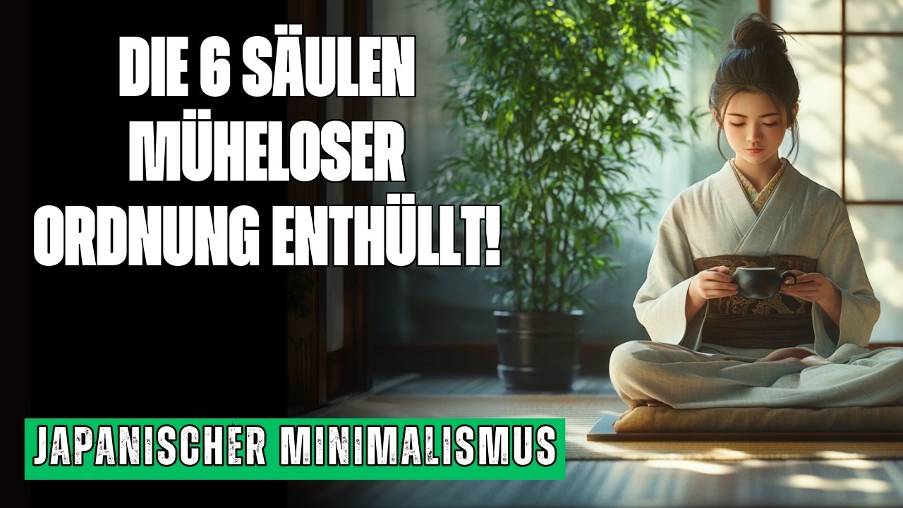 JAPANISCHER MINIMALISMUS: 6 GEHEIMNISSE FÜR EIN LEICHT ORGANISIERTES HAUS