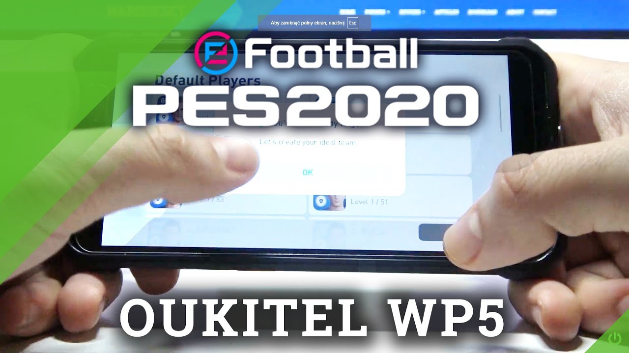 Test Pro Evolution Soccer Gameplay on OUKITEL WP5 &ndash; High Graphics Checkup