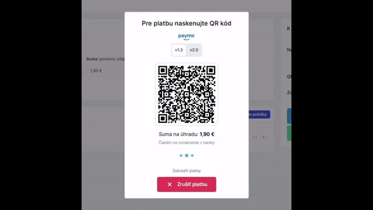 Ako aktivovať a použ&iacute;vať QR platby v aplik&aacute;cii VRP2