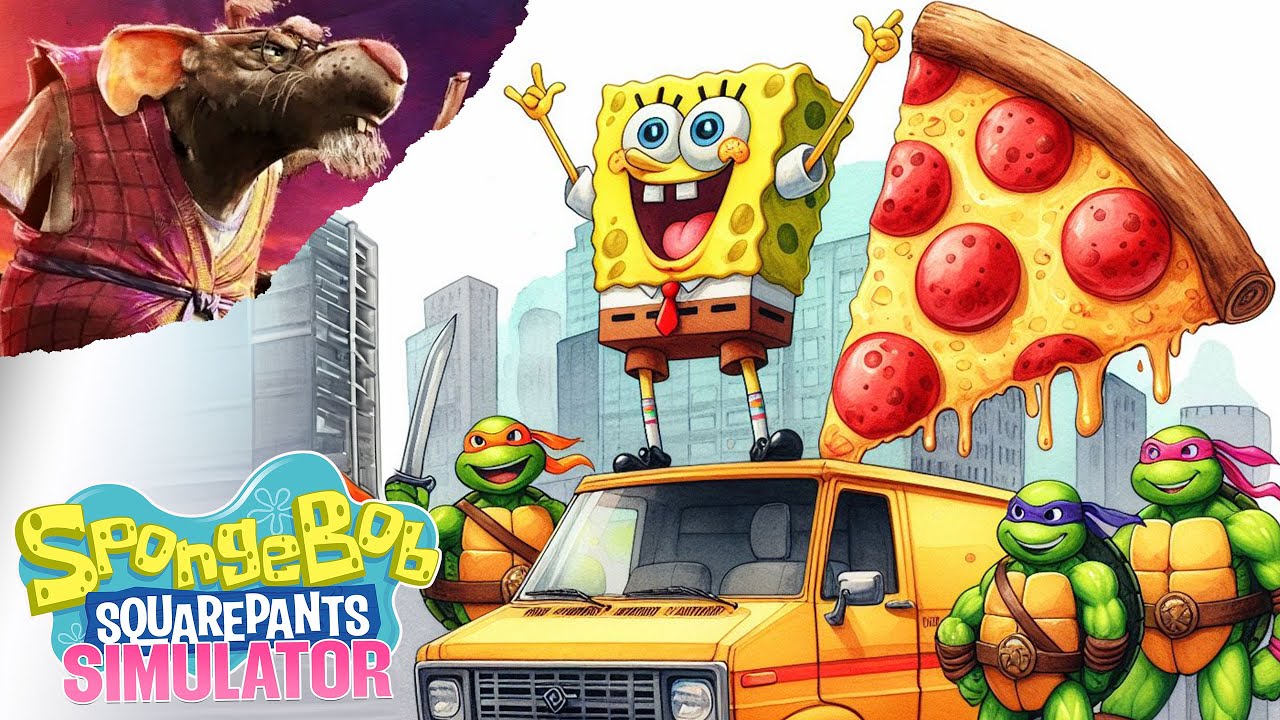 TMNT Invades Spongebob Simulator!