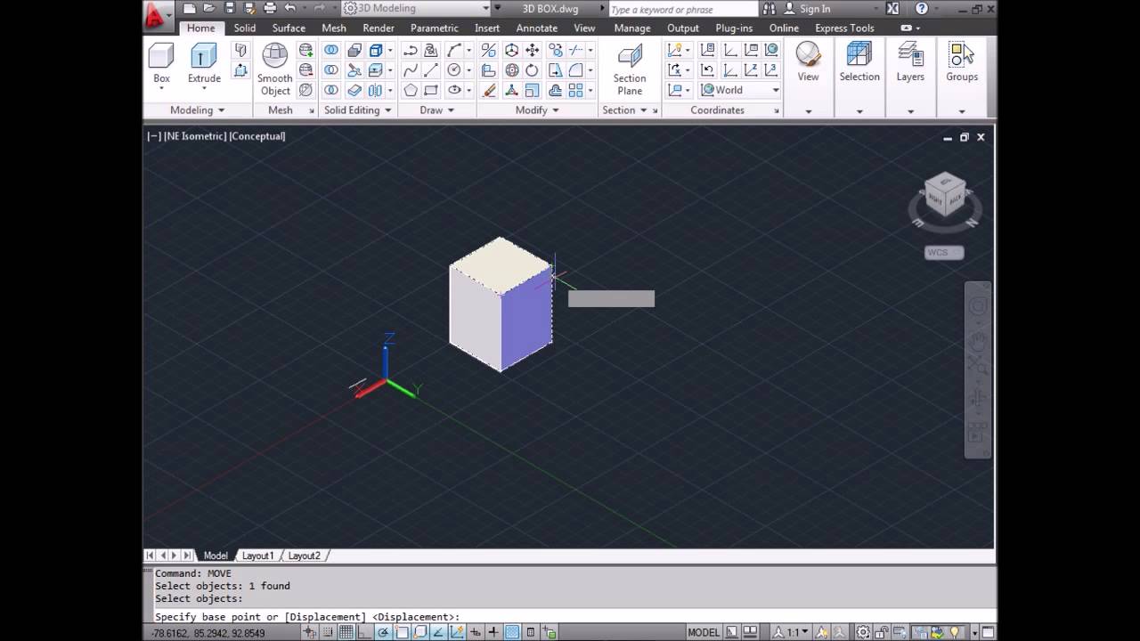 AutoCAD Tutorial How To Use MOVE Command