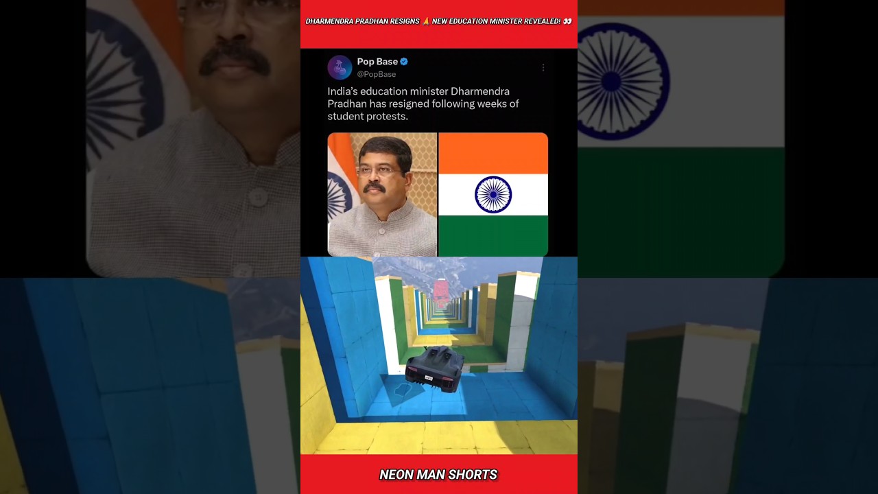 Dharmendra Pradhan Resigns 🙏 New Education Minister Revealed! 👀 #shorts