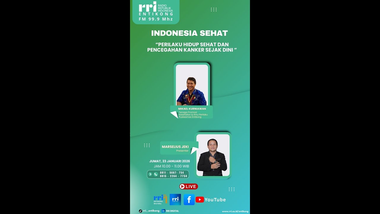 PERILAKU HIDUP SEHAT DAN PENCEGAHAN KANKER SEJAK DINI