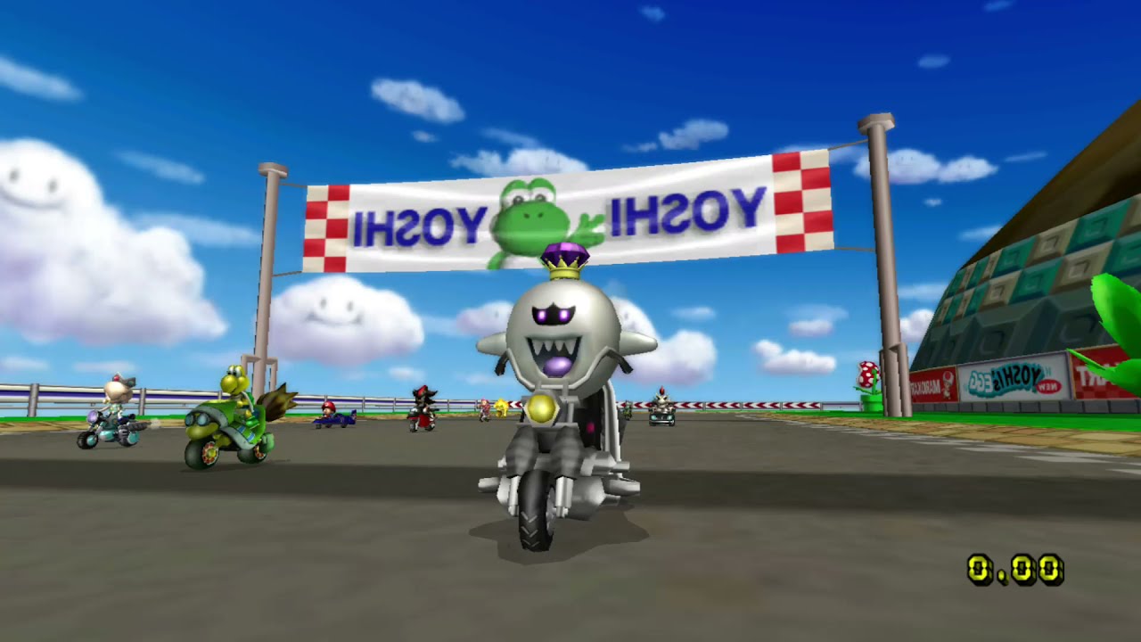 Mario Kart Wii (Fusion) Custom Tracks - Mirror (1 Player) #012 with Mansion King Boo