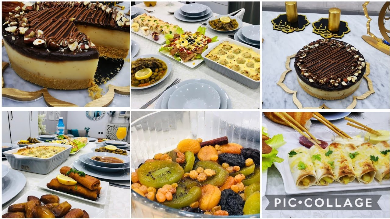 إفطار اليوم 4من رمضان2021كيكة الشكولا والكرامال الباردة اللذيذة ڨراتان كريات البطاطا بالكممبار